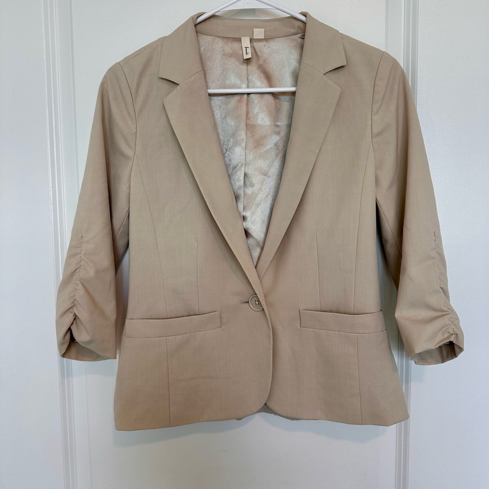 Frenchi Beige Blazer